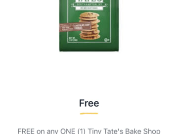 Publix Digital Coupon |  FREE Tiny Tate’s Bake Shop Cookies