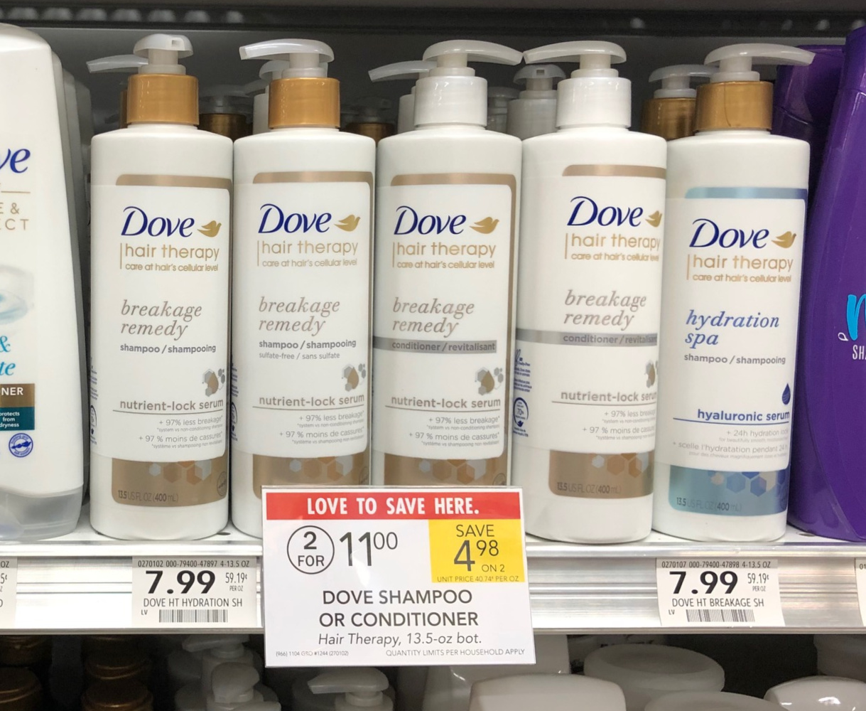 Dove Hair Therapy Shampoo or Conditioner As Low As $1 At Publix (Save $6.99!!) on I Heart Publix