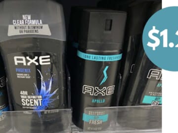 $1.24 Axe Deodorant & Body Spray | Kroger Mega Deal