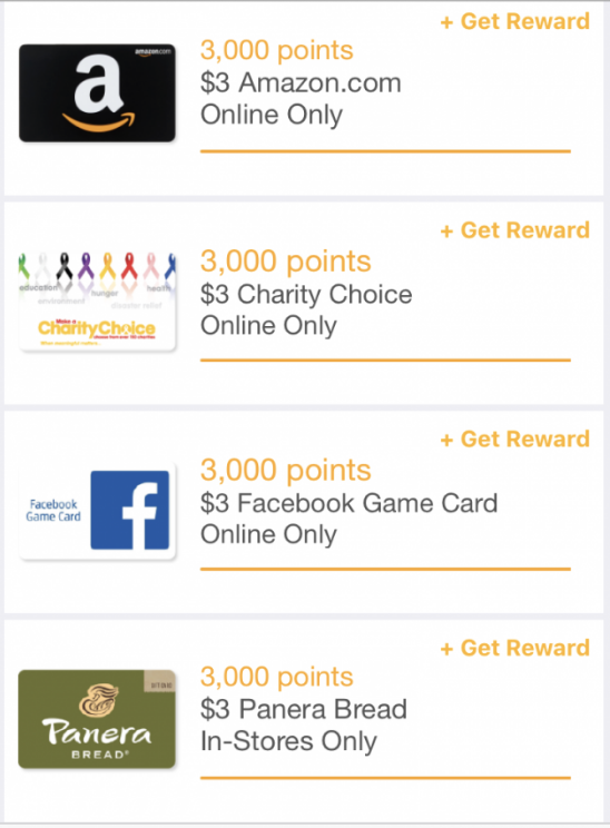 Fetch Rewards Gift Cards