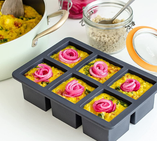 Cup Cubes Silicone Freezer Tray with Lid $19.30 (Reg. $25) – FAB Ratings! | Makes 6 Perfect 1-Cup Portions!