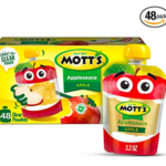 Mott’s Applesauce Clear Pouches (Pack of 48) only $20.39 shipped!