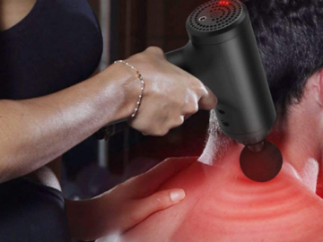 Deep Tissue Massage Gun with 4x Massage Heads $20 After Code (Reg. $39.99) + Free Shipping | 6-Level Variable Frequency