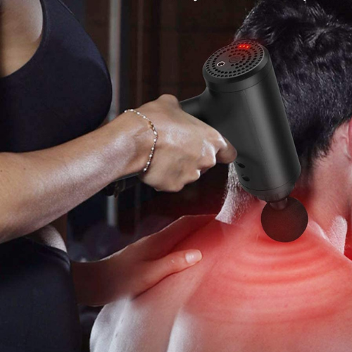Deep Tissue Massage Gun with 4x Massage Heads $20 After Code (Reg. $39.99) + Free Shipping | 6-Level Variable Frequency