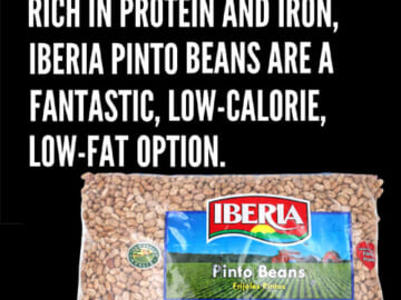 Iberia Bulk Pinto Beans, 4 lb. as low as $3.03 Shipped Free (Reg. $9.49) | Long Shelf Life Pinto Beans, Certified Kosher