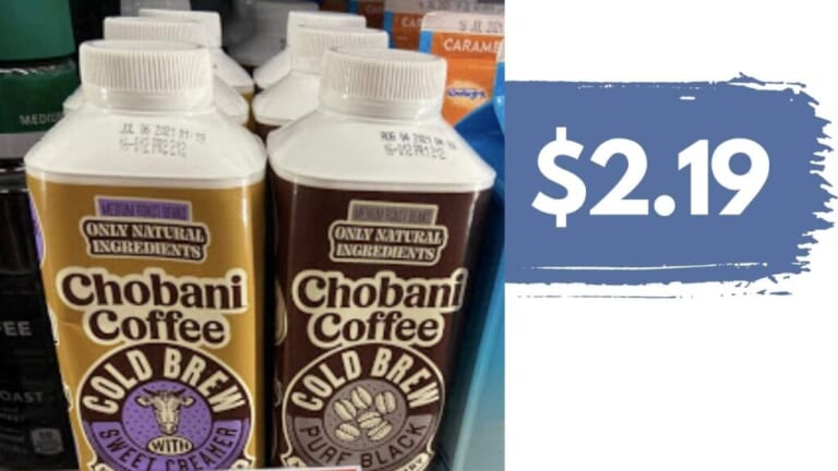 $2.19 Chobani Cold Brew Coffee with Stacking Deals at Target
