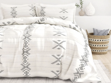 Linens & Hutch Patterned Reversible Down Alternative Comforter Sets as low as $35.10 shipped! (Reg. $130+)