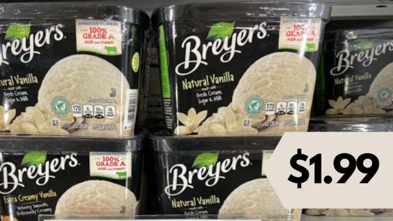 $1.99 Breyers Ice Cream | Kroger Mega Deal