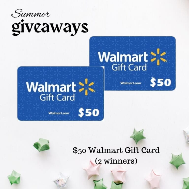Enter to Win $50 Walmart Gift Card | 2 Winners