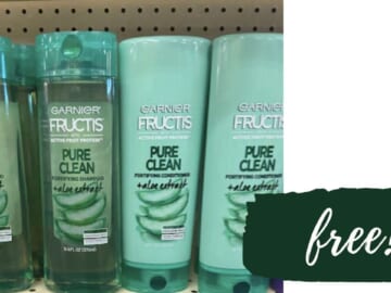 Get FREE Garnier Fructis Haircare at Walgreens