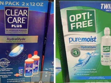 Contact Solution Deal | $8.99 Opti-Free & Clear Care