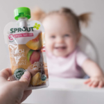 12-Pack Sprout Organic Peach Oatmeal Stage 2 Baby Food Purees as low as $12.89 Shipped Free (Reg. $22) | $1.07 per 3.5 Oz Pouch!