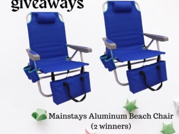 Enter to Win Aluminum Beach Chairs | 2 Winners