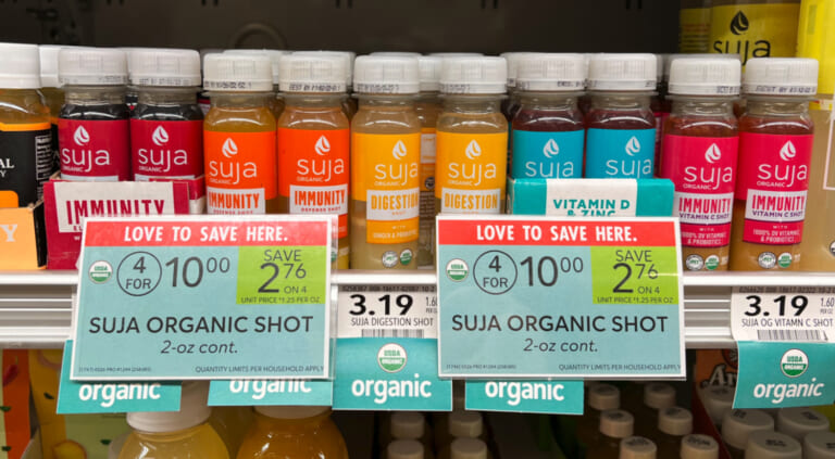 Suja Organic Shots Just $1.75 At Publix