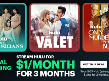 3 Months of Hulu for $1 a Month