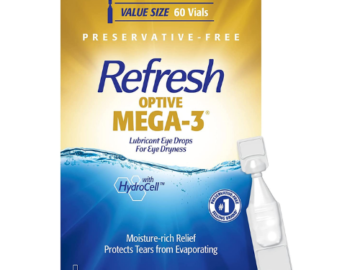 60-Count Refresh Optive Mega-3 Single-Use Lubricant Eye Drops as low as $19.66 Shipped Free (Reg. $20.24) – $0.33 each! 13K+ FAB Ratings!