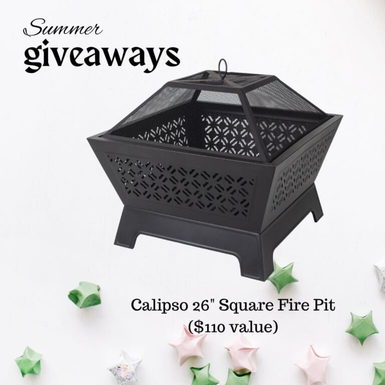 Enter to Win Wood Burning Fire Pit  | 1 Winner