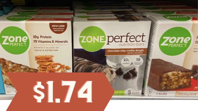 $1.74 ZonePerfect Bar 5-Packs | Kroger Mega Deal