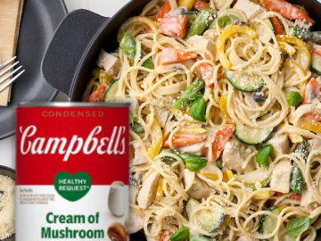 12-Pack Campbell’s Healthy Request Cream of Mushroom Soup as low as $13.10 Shipped Free (Reg. $41.96) -$1.09 each 10.5 oz can!