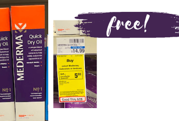 FREE Mederma Quick Dry Oil with Triple Stacking Deals at CVS