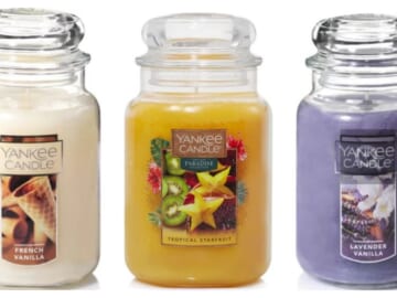 Yankee Candle Large Jar Candles for $10.62