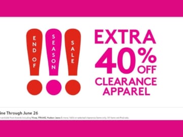 Nordstrom Rack | 40% Off Clearance Apparel