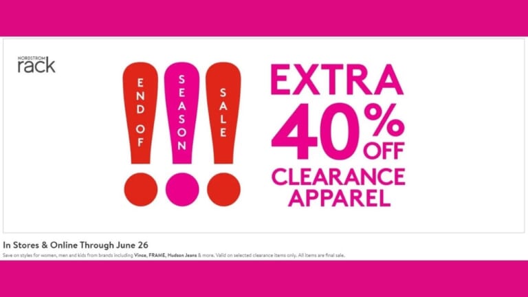 Nordstrom Rack | 40% Off Clearance Apparel