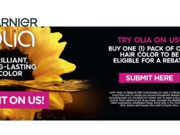 FREE Garnier Olia Hair Color With Rebate