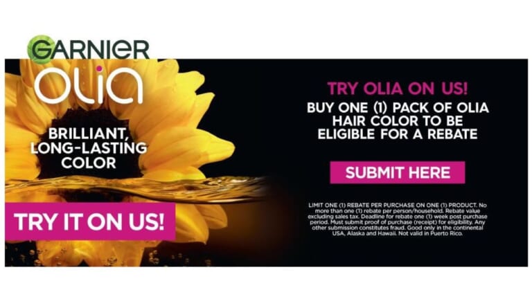 FREE Garnier Olia Hair Color With Rebate
