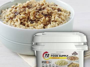 4-lb Augason Farms 72-Hour 1-Person Emergency Food Supply Kit $22.94 (Reg. $39.99) – Up to a 25 year shelf life!
