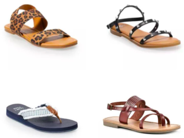 Kohl’s: Women’s Sandals only $9.99!