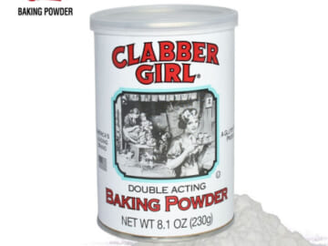 FOUR Clabber Girl Baking Powder as low as $1.74 EACH (Reg. $4) + Free Shipping – 4K+ FAB Ratings! + Buy 4, Save 5%