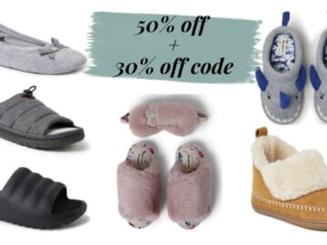 Dearfoams Slipper Sale + 30% Off Code
