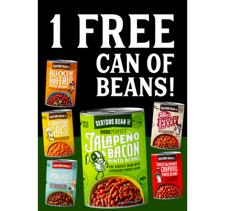 Free Can of Serious Bean Co. Beans