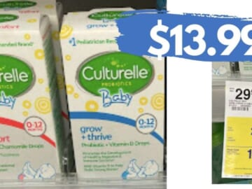 $13.99 Culturelle Baby Probiotic at Walgreens (reg. $29.99!)