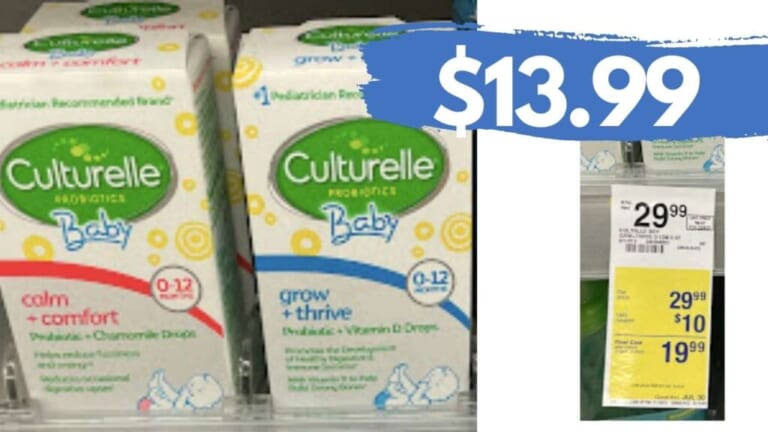 $13.99 Culturelle Baby Probiotic at Walgreens (reg. $29.99!)