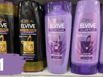 $1 L’Oreal Elvive Haircare at CVS