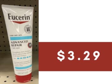 $3.29 Eucerin Advanced Repair Cream (reg. $8.79)