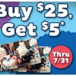 Cold Stone Creamery $5 Bonus Card When You Buy a $25 Gift Card