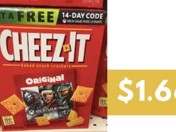 Get Cheez-Its for $1.66 at Kroger