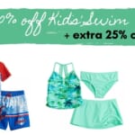 40% Off Kids’ Swimwear + 25% Off Code