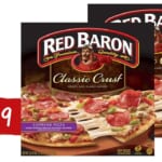 Get Up to 5 Red Baron Frozen Pizzas for $1.99 Each with Kroger eCoupon