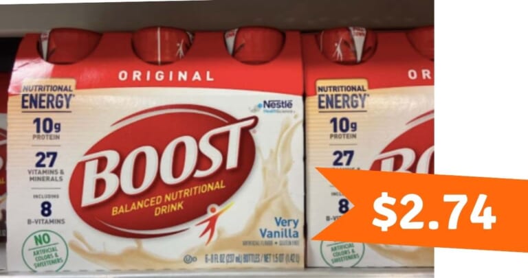 Boost Nutritional Drink 6-Packs for $2.74 at CVS Starting Tomorrow