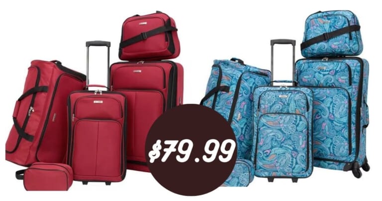 Tag Ridgefield 5-Piece Luggage Set for $79.99