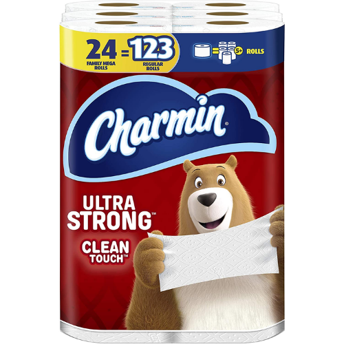 24 Family Mega Rolls Charmin Toilet Paper as low as $28.10 Shipped Free (Reg. $33) | $1.17 per Roll! 24 Mega Rolls = 123 Regular Rolls!