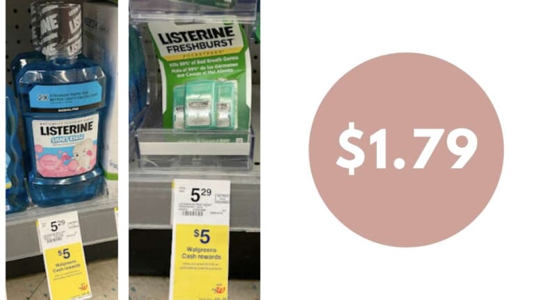 Listerine PocketPacks and Kids Smart Rinse for $1.79 Each!