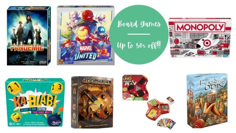Family Board Games Up to 50% Off