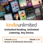 *HOT* Kindle Unlimited Prime Day Deal: 4 Months for $4.99!