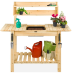 Wood Garden Potting Bench with Sliding Tabletop only $99.99 shipped (Reg. $250!)