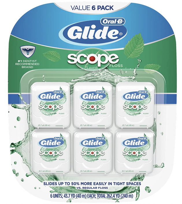 Oral-B Glide Dental Floss, 6-Pack for just $9.99 shipped! {Prime Day Deal}